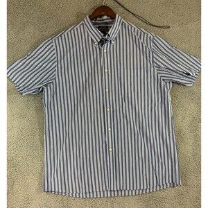 Men's Saddlebred Extra Large (XL) Easy Care Short Sleeve Button-up Shirt